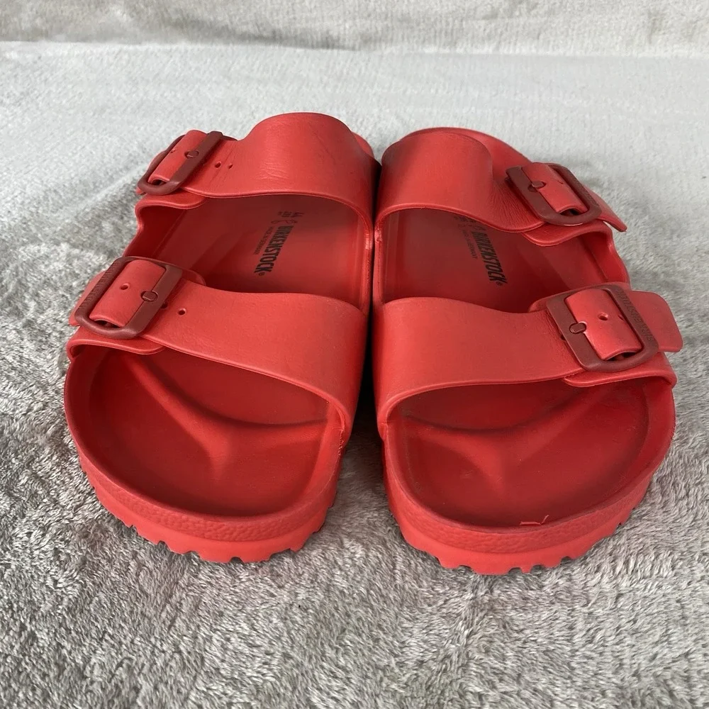 Birkenstock Arizona EVA Sandals Mens US 11 EU 44 Red Slide Water NEW